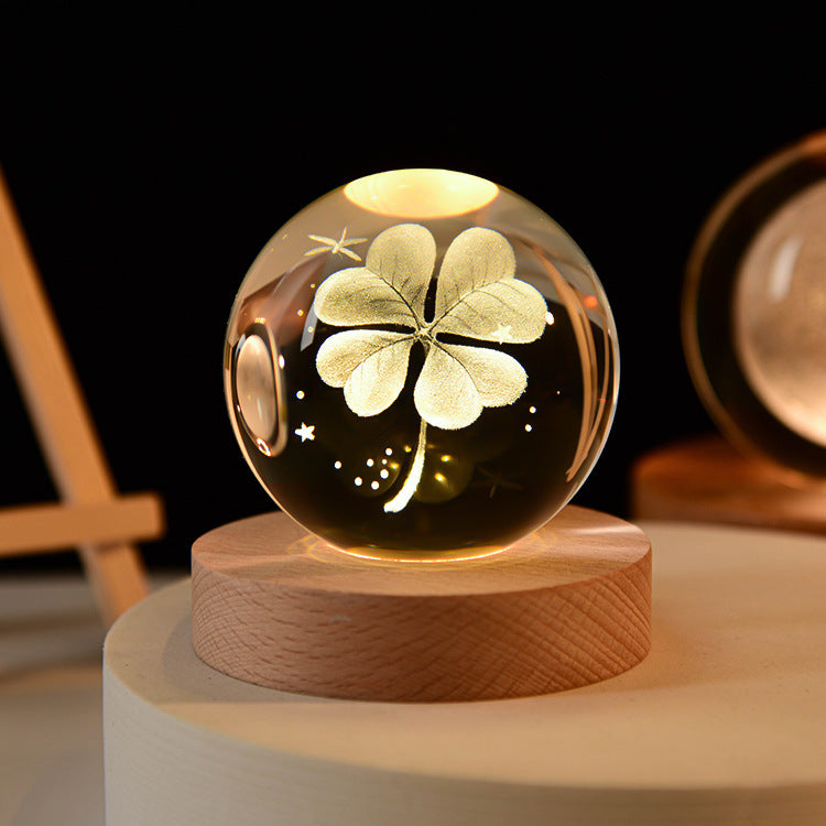 3D غالاكسي كريستال الكرة مصباح أفضل الهدايا أفضل ديكور