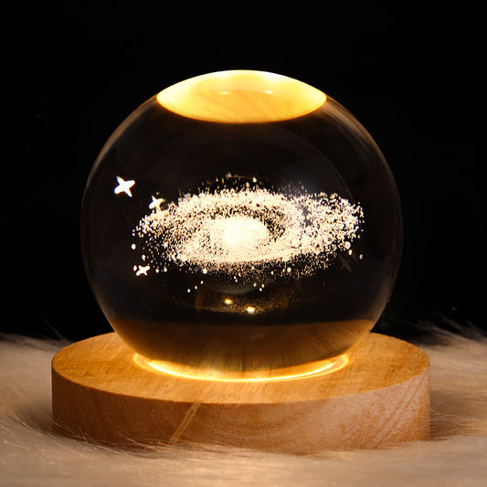 3D Galaxy Crystal Ball Lamp Best Gifts Best Decor