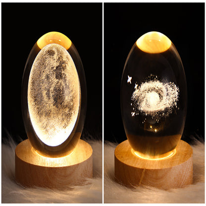 3D-Galaxie-Kristallkugellampe, beste Geschenke, beste Dekoration